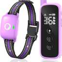 Dog Shock Collar - 2600FT Dog Training Collar with Remote, 3 Modes(Beep/Vibration/Shock), Security Lock, IP68 Waterproof Rechargeable E-Collar for 10-120lbs All Breeds (Purple)