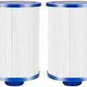 4CH-23 Spa Hot Tub Filter Cartridge Replacement-Compatible with PFF25TC-P4, Lifesmart 303263, Filbur FC-2400, Excel XLS-442,Freeflow FF-100 CLX Claro,AK-90032 - Fits 1 1/2" Inch Inlet (2-Pack)