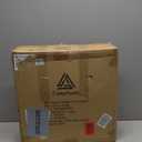 Wide Folding Director Chair with Table, Outdoor Camping Chair for Adults with Cup Holder Load 330 Lbs, Portable Lightweight Chair for Outside with Carry Bag for Patio, Orange-1Pack