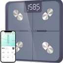 Etekcity Smart Scale for Body Weight and Fat Percentage, Digital Bathroom Accurate Weighing Machine for People's BMI Muscle, Bluetooth Electronic Body Composition Monitor Syncs with App, 400lb