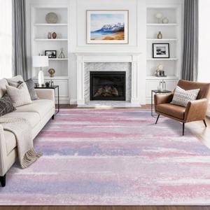 plumlik Large Area Rugs 8x10 Living Room: Modern Abstract Rugs