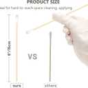 800 Pcs 6" Long Cotton Swabs  Extra Long Wooden Sticks  Large Bulk Wood Handle Cotton Tipped Applicators for Cleaning Makeup, Nail Polish, Electronics, Jewelry, Art & Crafts, Home and Pet Care