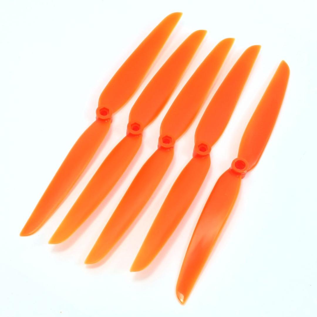 Riakrum Spare Rc Plane Propellers Airplane Carbon Fiber Nose Cone Compatible with Tr-p51 Rc Plane 4 Channel Remote Control Airplane with Propeller Savers and Adapter (6 Sets)