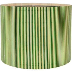 Modern bamboo lamp shade for table lamps and floor lamps Art decorative with Colorful Minimalist geometric style ideal for living room bedroom easy assemble size 11.8x9Inch (Minimalist Striped)