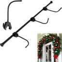 Front Door Garland Hanger Adjustable No Hardware Garland Hangers Adjustable Fits 32"- 80" Doors Heavy-Duty Gar-Land Holder for Door Frame Christmas & Halloween Decorations (32"-39")