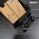 NEW Razer Hammerhead Pro HyperSpeed Wireless Gaming Earbuds for PC, PlayStation, Switch, Mobile: Adjustable ANC - Fast Wireless Charging Case - 30 Hr Battery - Bluetooth 5.3 - Chroma RGB - Black