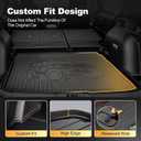 Cargo Liner and Backrest Mat for Ford Bronco Sport 2021-2026 - Custom Fit All Weather Trunk Mat Seat Back Cover Car Interior Accessories Protection Rear Cargo Mat