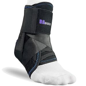 Ankle Brace for Men and Women, Figure 8 Stabilizer for Sprained Ankle, Quick Pull Fit with Wide Padded Tongue for Basketball Running Volleyball, L
