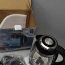 Chefman Electric Kettle, 1.8L 1500W, Hot Water Boiler, Removable Lid for Easy Cleaning, Auto Shut Off, Boil-Dry Protection, Stainless Steel Filter, BPA Free, Borosilicate Glass Electric Tea Kettle (Black)