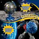 Globe Transforming Toy, 2 in 1 Transform into Robot Action Figure, DIY Transformation Figure Toys for Kids & Adults Action Figures for Boys Party Favors Gift