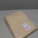 NICETOWN Weighted Outdoor Curtains for Patio Waterproof, Thermal Insulated Room Darkening Top & Bottom Grommets Drape, Windproof and Better Privacy for Porch, Biscotti Beige, W52 x L84, 1 Panel