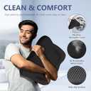Gel Seat Cushion, Thicken Big Office Chair Cushion Chair Seat Pads for Long Sitting, Sciatica & Hip Pain Relief, Egg Seat Cushion for Wheelchair Car Office Home Travel Outdoor