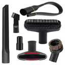 7 Pcs Universal Vacuum Cleaners Accessories 1 1/4 inch & 1 3/8 inch Vacuum Attachments Kit with Wet Dry Plastic Vacuum Hose Adapter Flexible Crevice Tool for Shop Vac Accessories