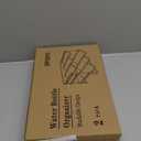 Water Bottle Organizer for Cabinet, 4 Pack Water Bottle Organization and Storage Shelf, Plastic Water Bottle Holder Rack for Fridge, Kitchen, Desktop