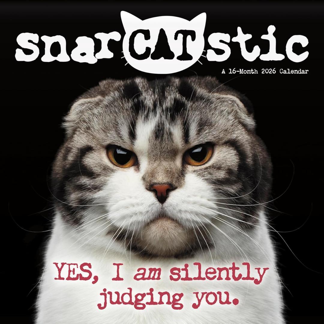 2026 Snarcatstic Wall Calendar, 12" x 12"
