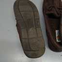 Fruit of the Loom Men's Fruit of the Loom Men's Moccasin, Indoor/Outdoor Slipper, Memory Foam (Brown), L 11-12