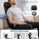 Shiatsu Neck and Back Massager with Graphene Heat, Massage Chair Pad