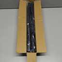 ALLZONE Heavy Duty Tension Shower Curtain Rod 42-83 Inches for Bathroom, Window, Non-Slip, Adjustable with Strong Spring Pole for Closet, Doorway, No Rust, No Drilling, Black