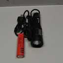 WindFire Dive Lights Scuba Diving Flashlight, Waterproof 262 ft Underwater Flashlight, Rechargeable Snorkeling Spotlight Torch with 4 Modes & Power Indicator for Night Diving, Caving (Black-DF180)