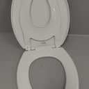 Little2Big Toilet Seat with Built-In Toddler Potty Training Seat, Slow Close, Easy to Install, Made in USA, ELONGATED, White