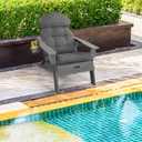 FUNBERRY High Back Patio Chair Cushions (Set of 4), Waterproof, UV Fade Resistant, Improved Comfy Outdoor Chair Cushions for Adirondack, Rocking Chairs