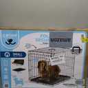 Carlson Pet Products SECURE AND FOLDABLE Single Door Metal Dog Crate, Small, 24.0"L x 18.0"W x 19.0"H