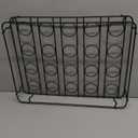Hiceeden 20 Holes Ice Cream Cone Stand, Non-Stick Cupcake Cone Baking Rack, Metal Ice Cream Holder Cupcakes Pastry Tray for Baking, Cooling, Displaying, Serving Treats