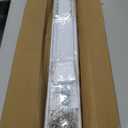 Juexica Ceiling Curtain Double Track Set 3ft-13ft/4 Meter White Double Curtain Track Ceiling Mount Heavy Duty Room Divider Adjustable Length Rails with Clips Hooks End Hook