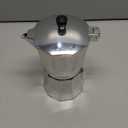 Imusa USA Aluminum Stovetop 6-cup Espresso Maker (B120-43V), Silver