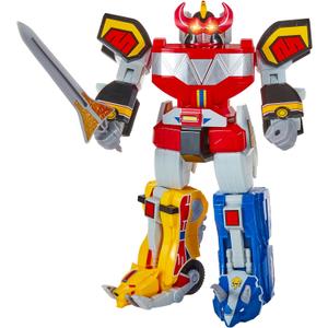POWER RANGERS Mighty Morphin Re-Ignition - Ultimate Megazord Electronic Figure by Playmates Toys, 12"L x 4"W x 13"H