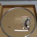 12 Inch Pan Lid - Glass Lid with Stainless Steel Handle for Frying Pan and Pots (12" Lid)