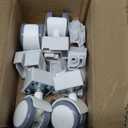 BUCATSTATE Cage 3.0 Universal Wheel & Stacking Accessories, Cages 3.0 Accessories That Support Moving and Stacking (for Cage 3.0, White)