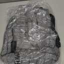 CONTAIL 18L 14 Inch Quilted Puffer Backpack,Top Flap Drawstring Backpack,Grey