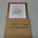 Califortree 5x7 Picture Frame - Can Display Photo 4x6 with Mat, Wood Frame with Shatterproof Plexiglass, Horizontal and Vertical Display for Wall and Tabletop, Rustic Brown