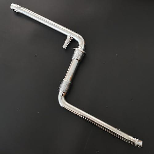 ZZRSDAN One Piece Crankarm Set, Wide One Piece Bike Crank to Crank Assembly Kit, Length of Arm:170mm/6.693"