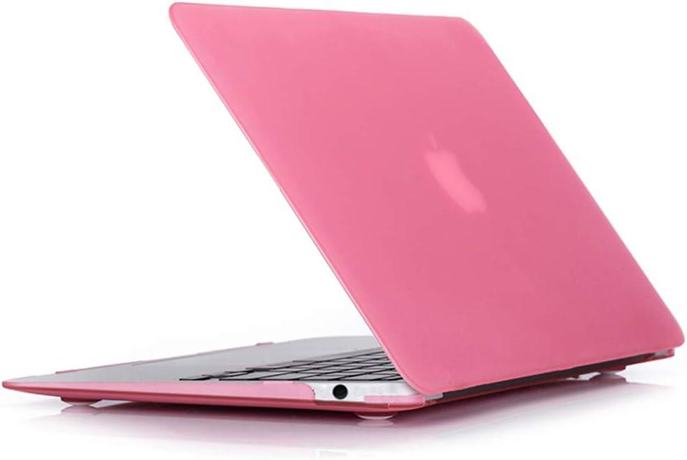 Compatible with MacBook Air 13 Inch A2337 (M1) / A2179 / A1932 (2021 2020 2019 2018 Release) - Snap On Hard Shell Case Cover for MacBook Air 13 Retina Display with Touch ID (Pink)