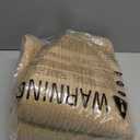 Jute Woven Rope Laundry Hamper, Tall Laundry Basket for Blanket Storage, Large Dirty Clothes Hamper for Toys, Decorative Baby Nursery Hamper for Bedroom, Living Room - Jute Brown, 58L