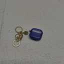 (with Safety Lock) VISOOM 2025 Clear Cases for Airpods iPods 4 Case Cover Women, Bling Airpod iPod 4 Case Soft 4th Gen Air Pods iPods Cases with Keychain for Apple Headphones Airpods4 Generation-Blue