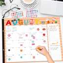 Lateefah Desk Calendar 2025, Large 22'' x 17'' Desk Calendar 2025-2026, 18 Month Desktop Calendars for Home & Office, Use July 2025 to December 2026