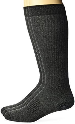 Wrangler Men's Lightweight Ultra Dri Over The Calf Boot Socks 3 Pair Pack Large