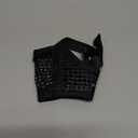 Mayerzon Dog Muzzle, Soft Mesh Muzzles for Small Medium Large Dogs Chihuahua Poodle Husky Labrador Retriever, Breathable Dog Mouth Guard for Biting Chewing Grooming, Allow Panting Drinking(XS, Black) (XS-Snout (5-6))