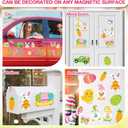 Ferraycle 23 Pcs Happy Easter Garage Door Magnets Large Easter Garage Door Decorations Holiday Magnetic Stickers Spring Bunny Garages Magnets Spring Egg Gnome Decals for Car Refrigerator Decor