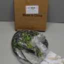 4 Pcs 38.5" Tall All-Green Artificial Branches with Leaves, Realistic Faux Ficus Greenery Stems, Bendable Fake Plant Twigs for Tall Floor Vases, Home Centerpiece, Office & Spring Decor