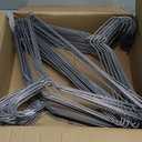SPECILITE Wire Metal Clothes Hangers Bulk 100 Pack for Standard Size Suits, Coats, Shirts, Pants, Skirts, Space Saving, Non Slip, 16 Inch 12 Gauge Ultra Thin, Silver