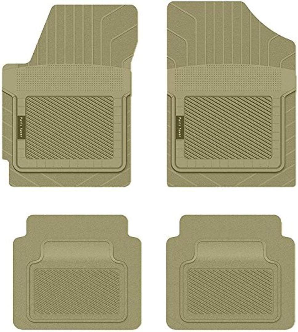 PantsSaver Custom Fits Car Floor Mats for BMW X5 2013, Front & 2nd Seat Heavy Duty Floor Mats (4PC), All Weather Protection for Vehicle, Tan