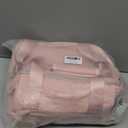 Extra Large Makeup Bag,4 in 1 Cosmetic Storage Organizer Travel Case with 3 Detachable Pouches and Dividers,Pink