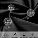 2 x Womens Silk Satin Pajamas Set Short Sleeve Sleepwear Button Down Loungewear 2 Piece Pjs Shorts Set (Black, M)