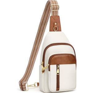 Anti Theft Crossbody Bags for Women RFID Sling Bag, Vegan Leather Cross Body Travel Purse for Women Men