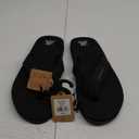 Embossed Pu FlipFlop Black 13