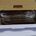 Delamu 2-Tier Multi-Purpose Bathroom Under Sink Organizers and Storage, Stackable Kitchen Pantry Organization, Pull Out Medicine Cabinet Organizer with Movable Dividers, Amber, 2 Pack